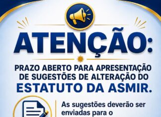 ASMIR abre prazo para envio de sugestões de alteração do Estatuto